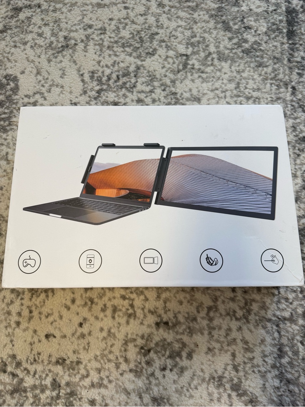 Portable Laptop Screen Extender Monitor | USB-C/HDMI | Complete in Box